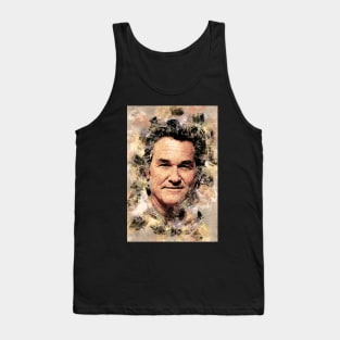 Kurt Russell Actor Portrait ✪ A Tribute to a LEGEND ✪ Abstract Watercolor Tank Top